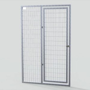 Door Panel 4'x6' w/24" Door and Stainless Steel Handle