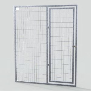 Door Panel 5'x6' w/24" Door and Stainless Steel Handle