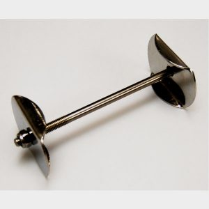 Bolt Assembly, Stainless Steel, 4.25", 2-washers, bolt and nut.