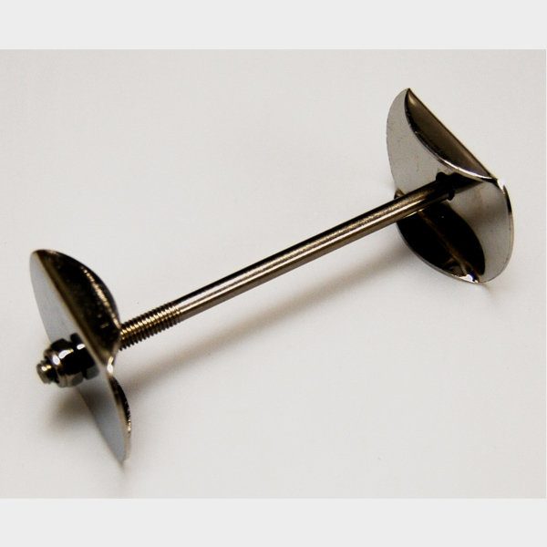 Bolt Assembly, Stainless Steel, 4.25", 2-washers, bolt and nut.