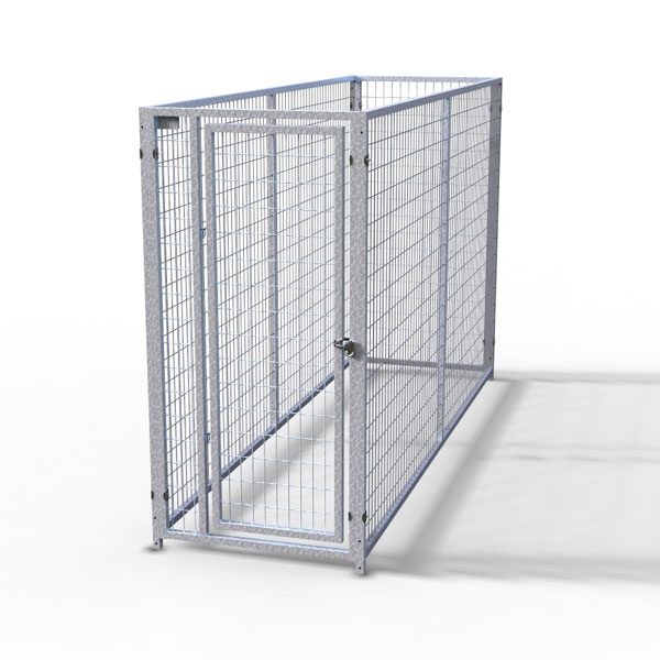 Complete 3’x8’ Kennel w/8-3” Stainless steel bolt assemblies