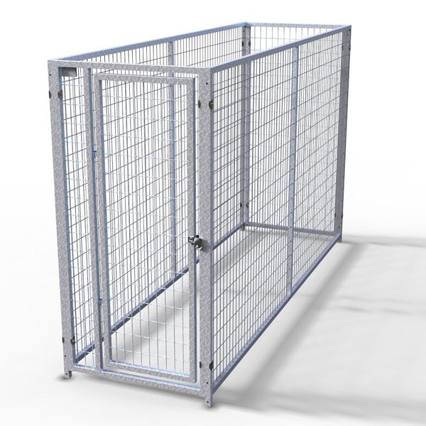 Complete 3’x10’ Kennel w/8-3” Stainless steel bolt assemblies