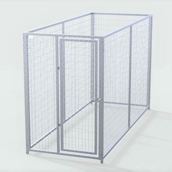 Complete 4'x10' Kennel w/ 8-3" Stainless Steel bolt assemblies
