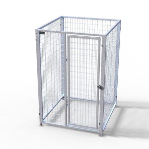 Complete 4’x4’ Kennel w/8-3” Stainless steel bolt assemblies
