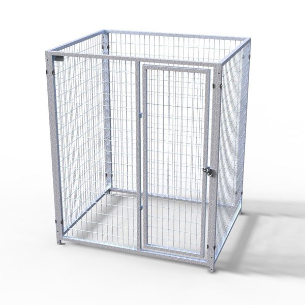 Complete 5’x4’ Kennel w/8-3” Stainless steel bolt assemblies