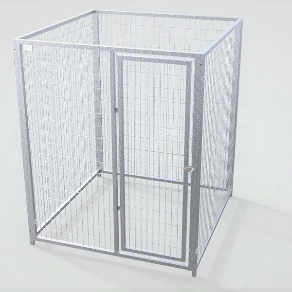 Complete 5'x5' Kennel w/ 8-3" Stainless Steel bolt assemblies
