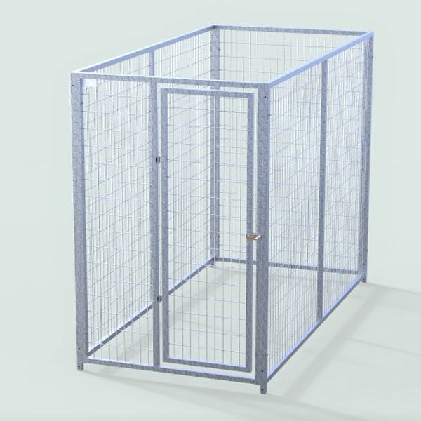 Complete 4'x8' Kennel w/ 8-3" Stainless Steel bolt assemblies