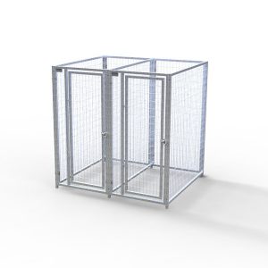 Complete 2-Run Kennel 3'x5' w/ Stainless steel hardware.
