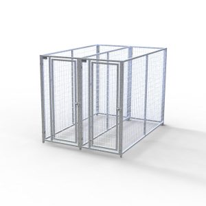 Complete 2-Run Kennel 3'x8' w/ Stainless steel hardware.