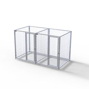 Complete 2-Run Kennel 5'x5' w/ Stainless steel hardware.