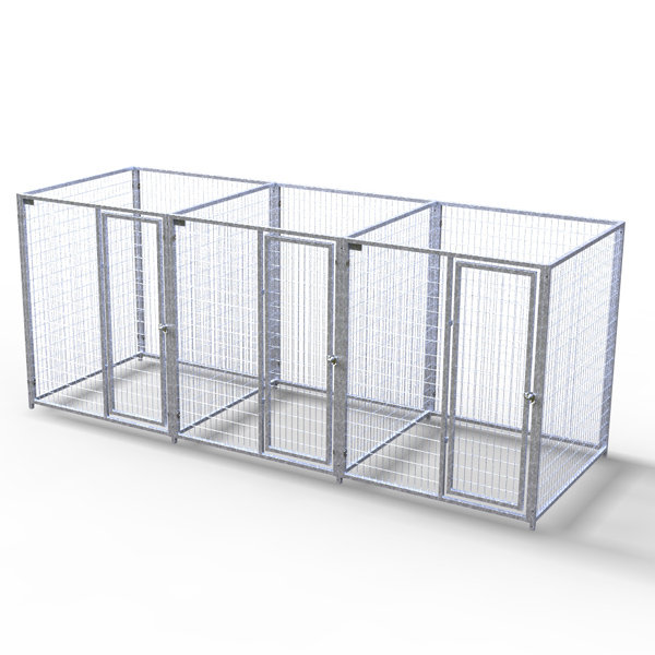 Steel kennels on sale