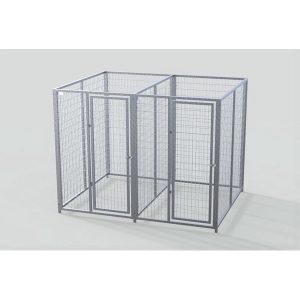 Complete 2-Run Kennel 4'x6' w/ Stainless steel hardware.