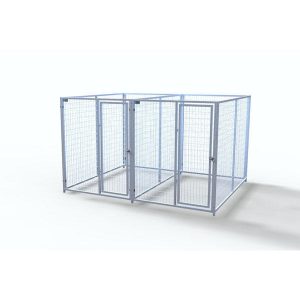 Complete 2-Run Kennel 5'x8' w/ Stainless steel hardware.