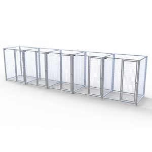 Complete 5-Run Kennel 5'x4' w/ Stainless steel hardware.